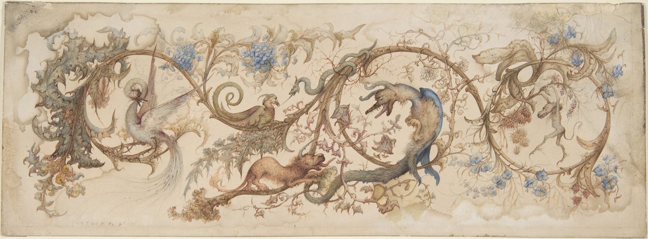 Allegoria dei Vizi, 1840-98 da Gustave Gustave Moreau,Moreau