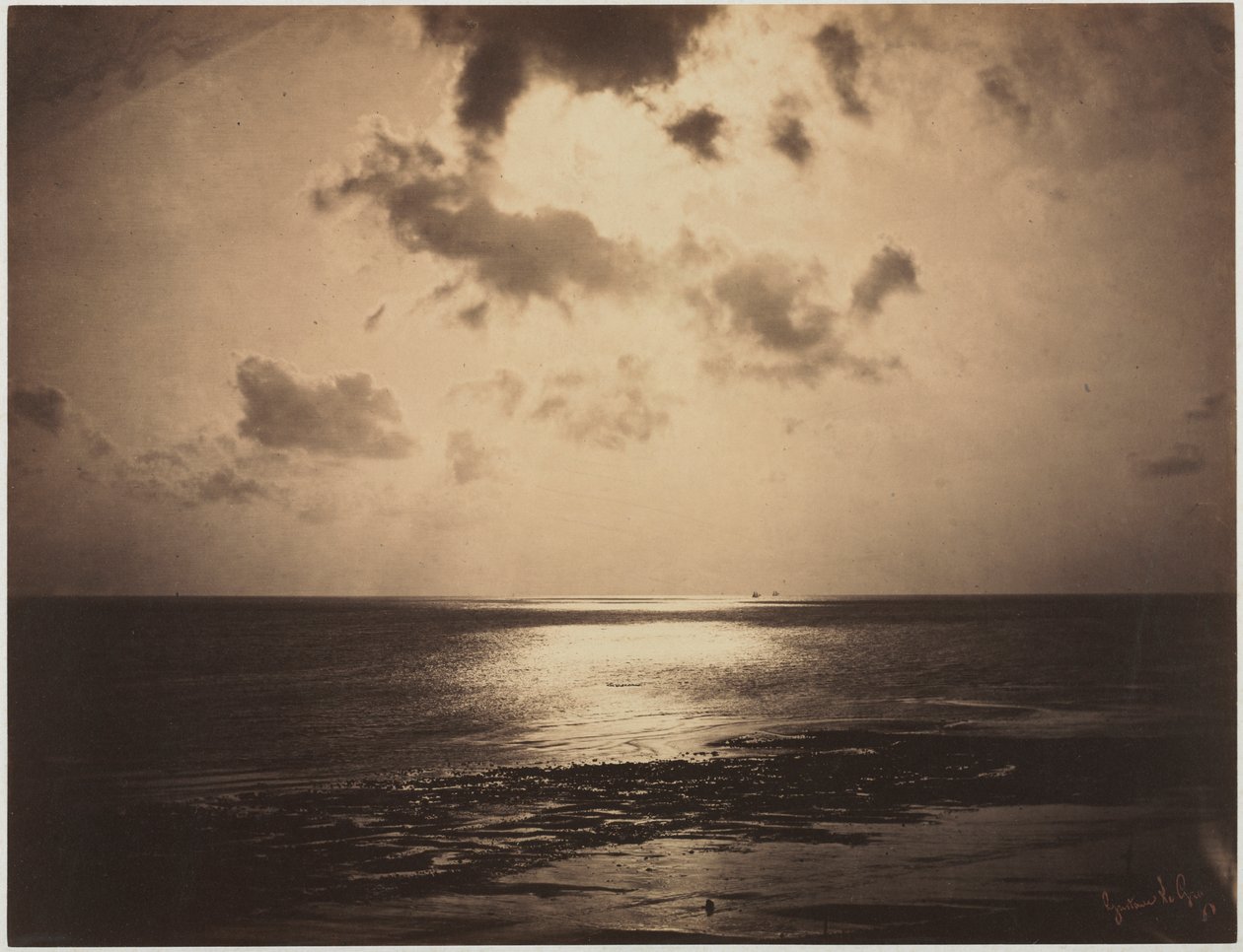Un effetto del sole, Normandia da Gustave Le Gray