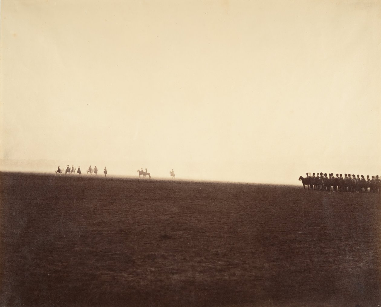 Manovre di cavalleria, Camp de Châlons da Gustave Le Gray