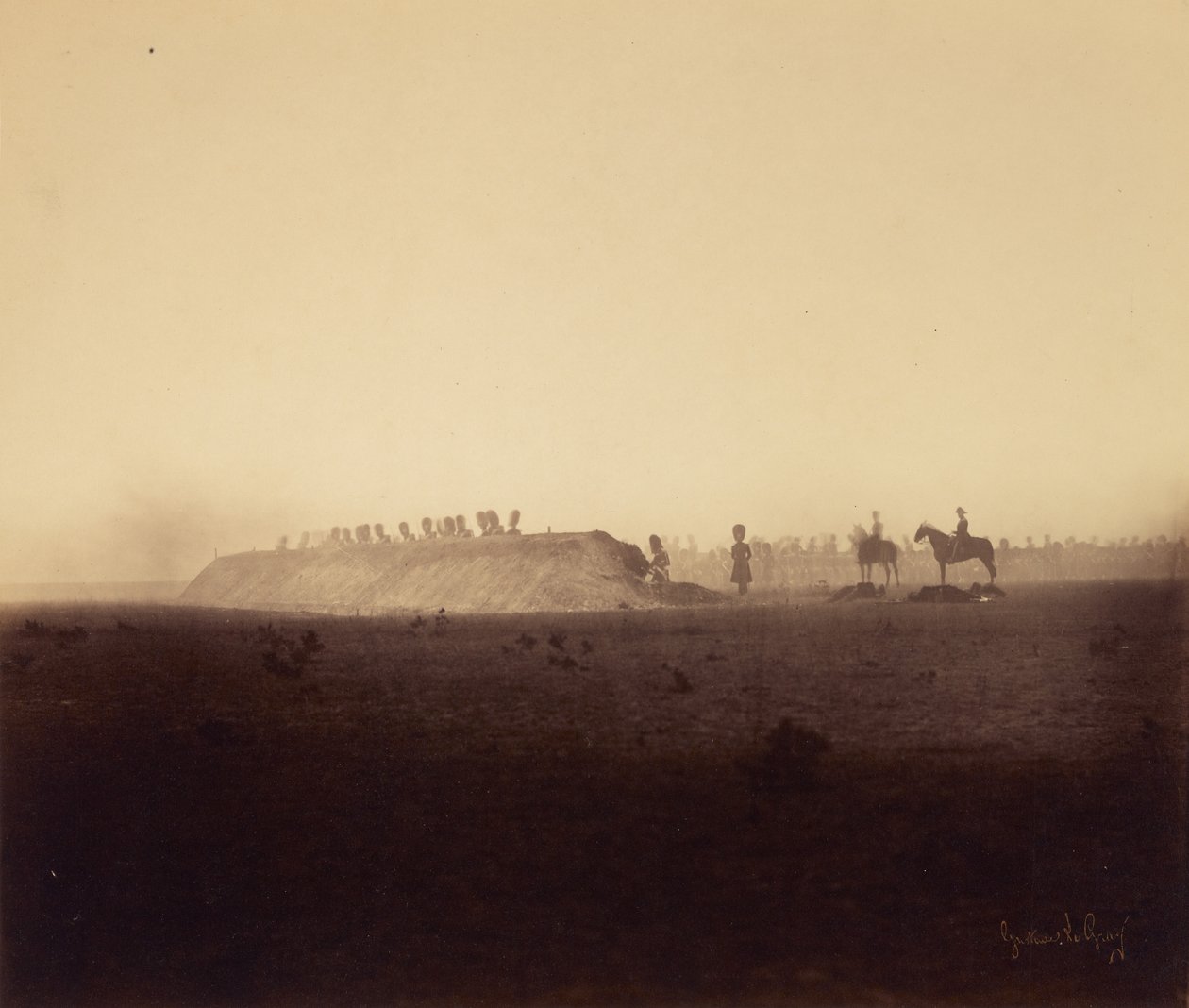 Manovre di cavalleria, 3 ottobre da Gustave Le Gray