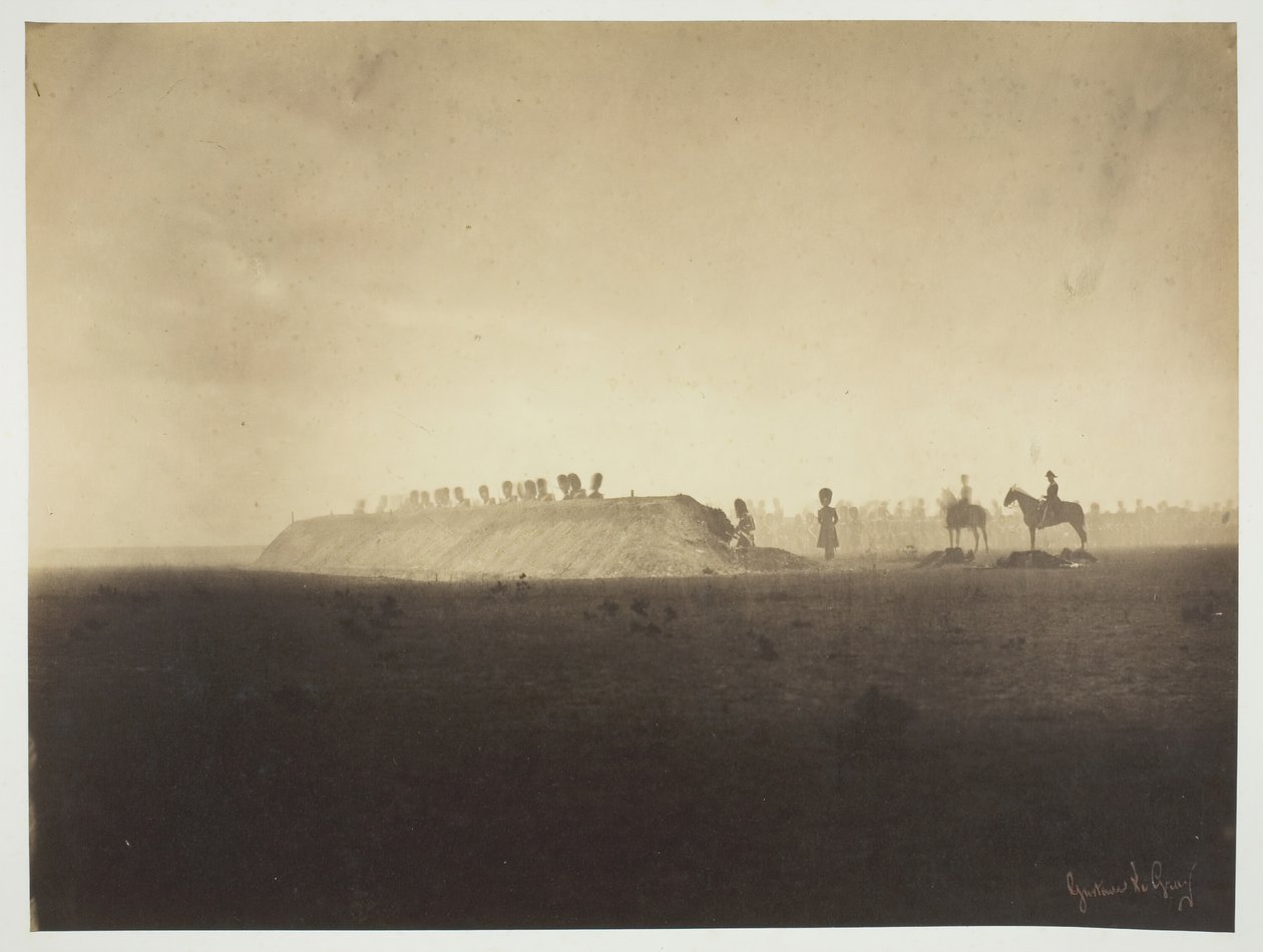 Accampamento di Chalons: Manovre del 3 ottobre, 1857 da Gustave Le Gray