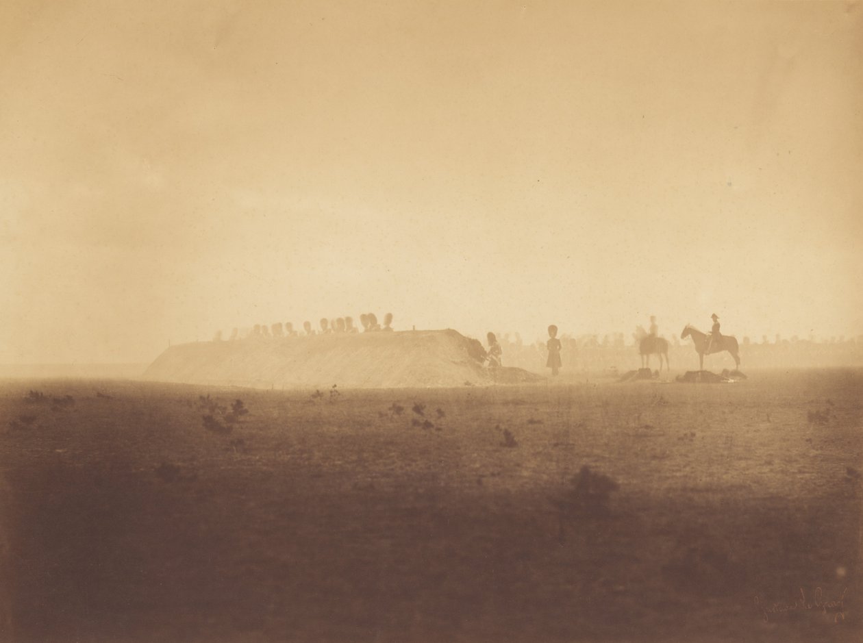 [Formazione di esercitazione, Campo di Châlons] da Gustave Le Gray