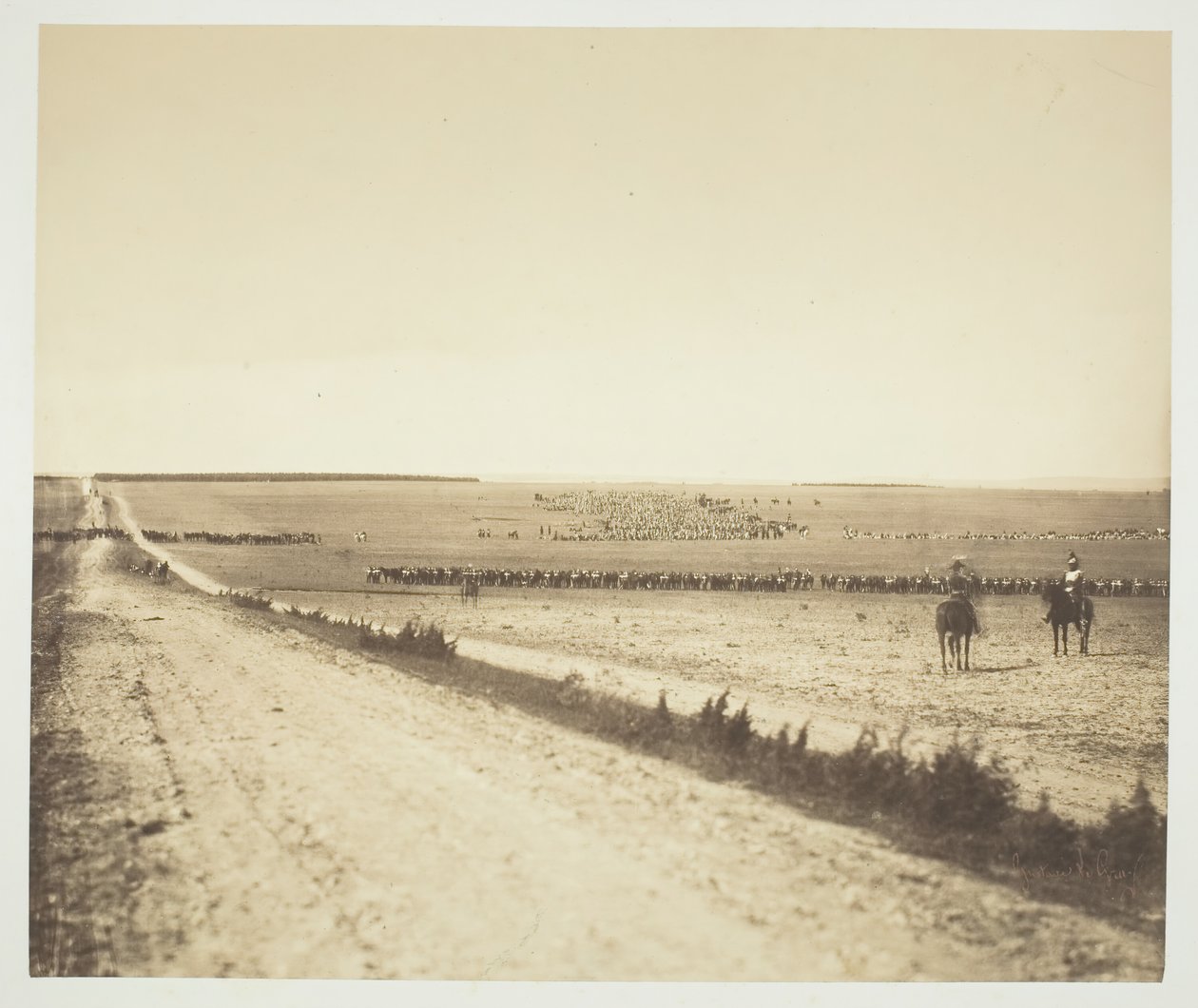Manovre, Camp de Châlons da Gustave Le Gray