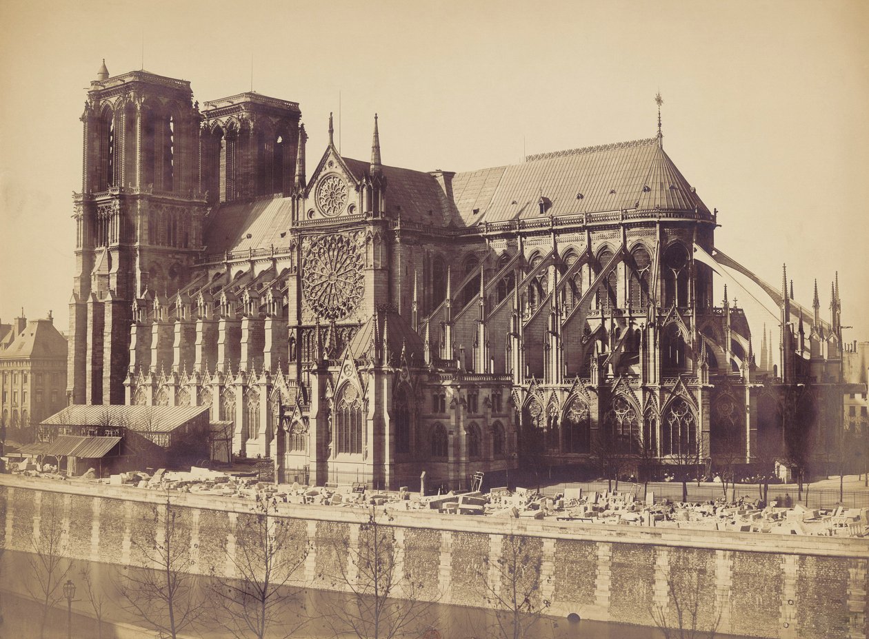 Cattedrale di Notre-Dame de Paris da Gustave Le Gray