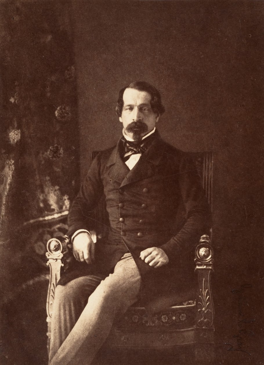 Ritratto di Louis-Napoléon Bonaparte come Principe-Presidente, 1852 da Gustave Le Gray