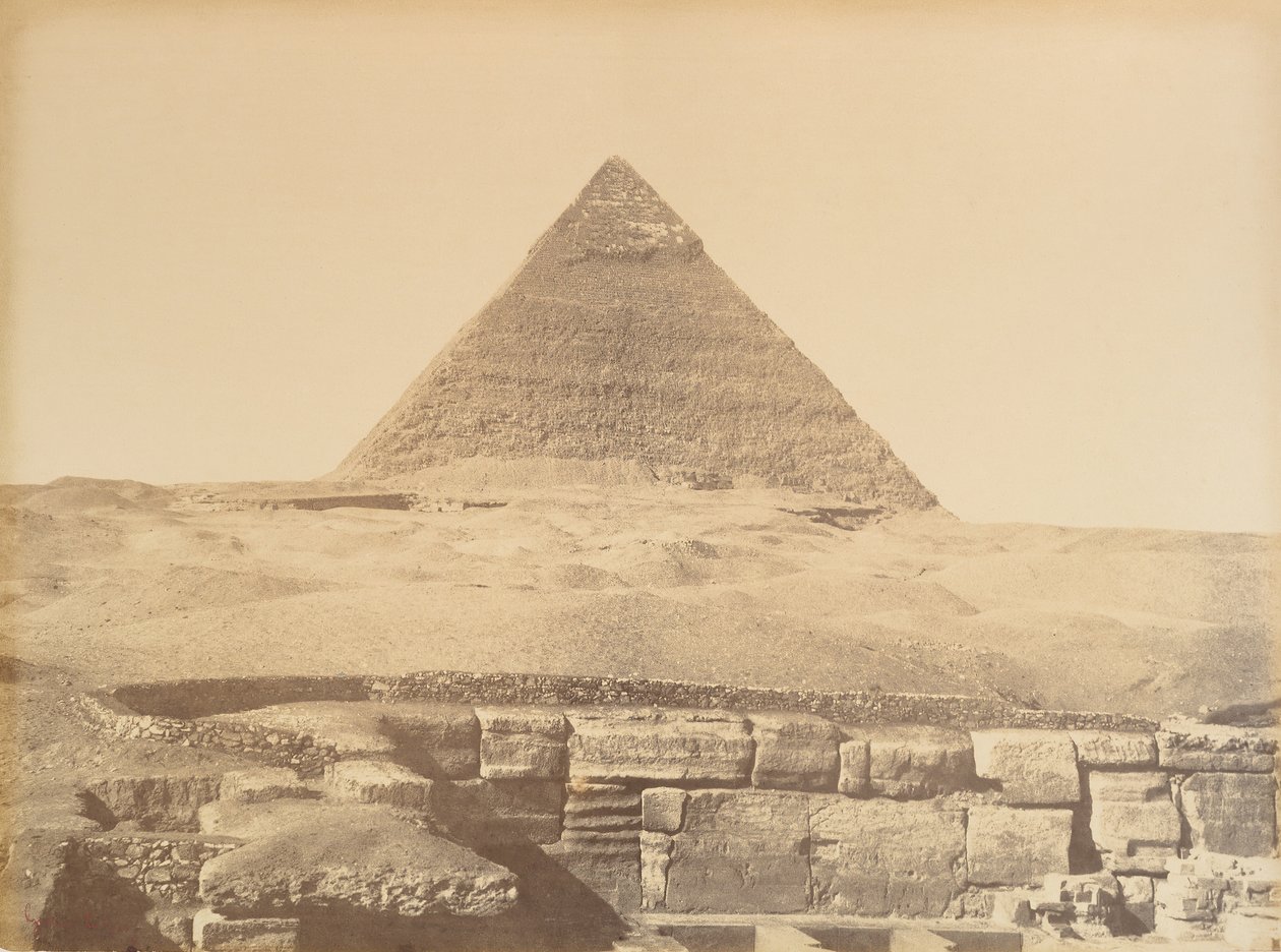 Piramidi di Giza da Gustave Le Gray