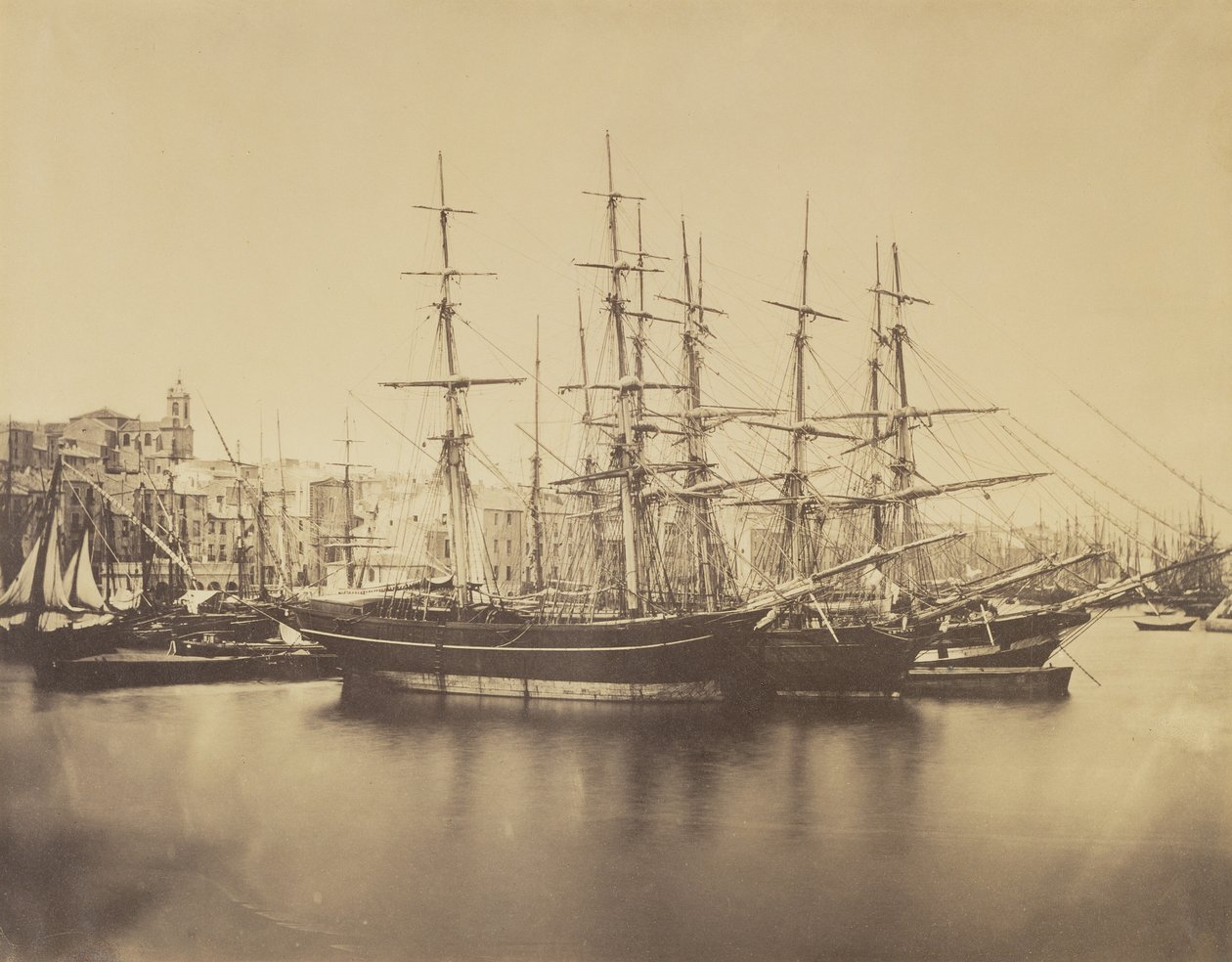 Navi in porto, Sète da Gustave Le Gray