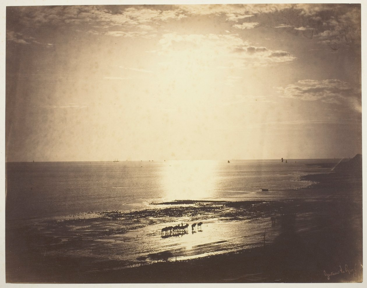 Il sole alonato da Gustave Le Gray