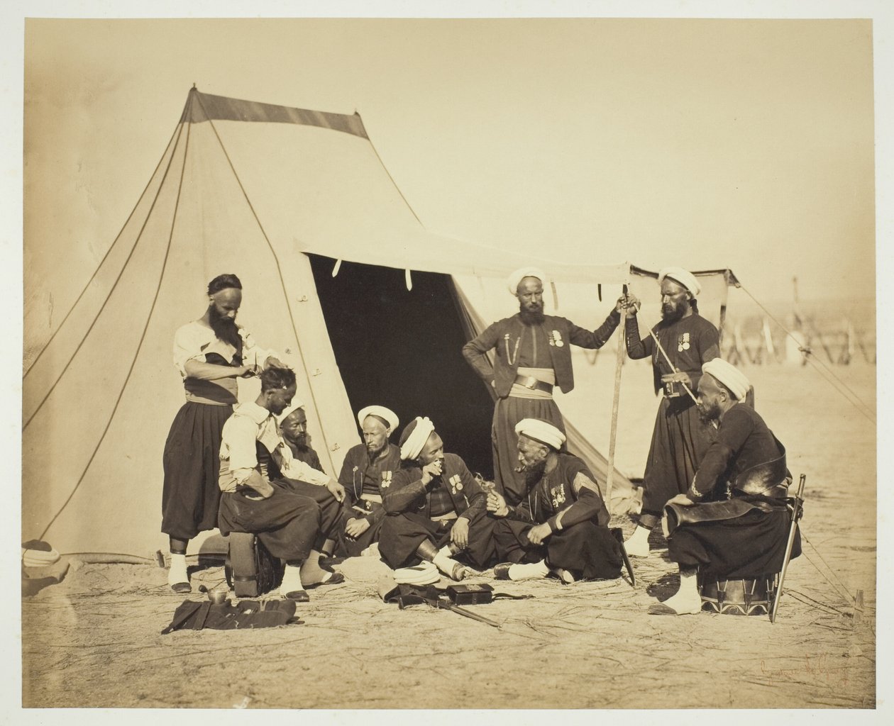 Senza Titolo (Zouaves) da Gustave Le Gray