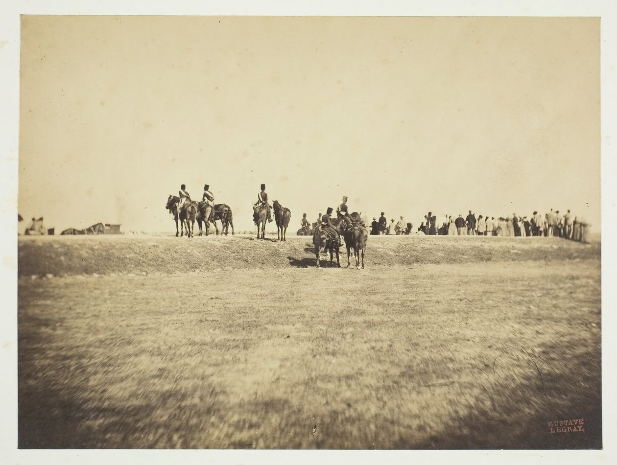 Senza titolo [cavalleria], 1857 da Gustave Le Gray