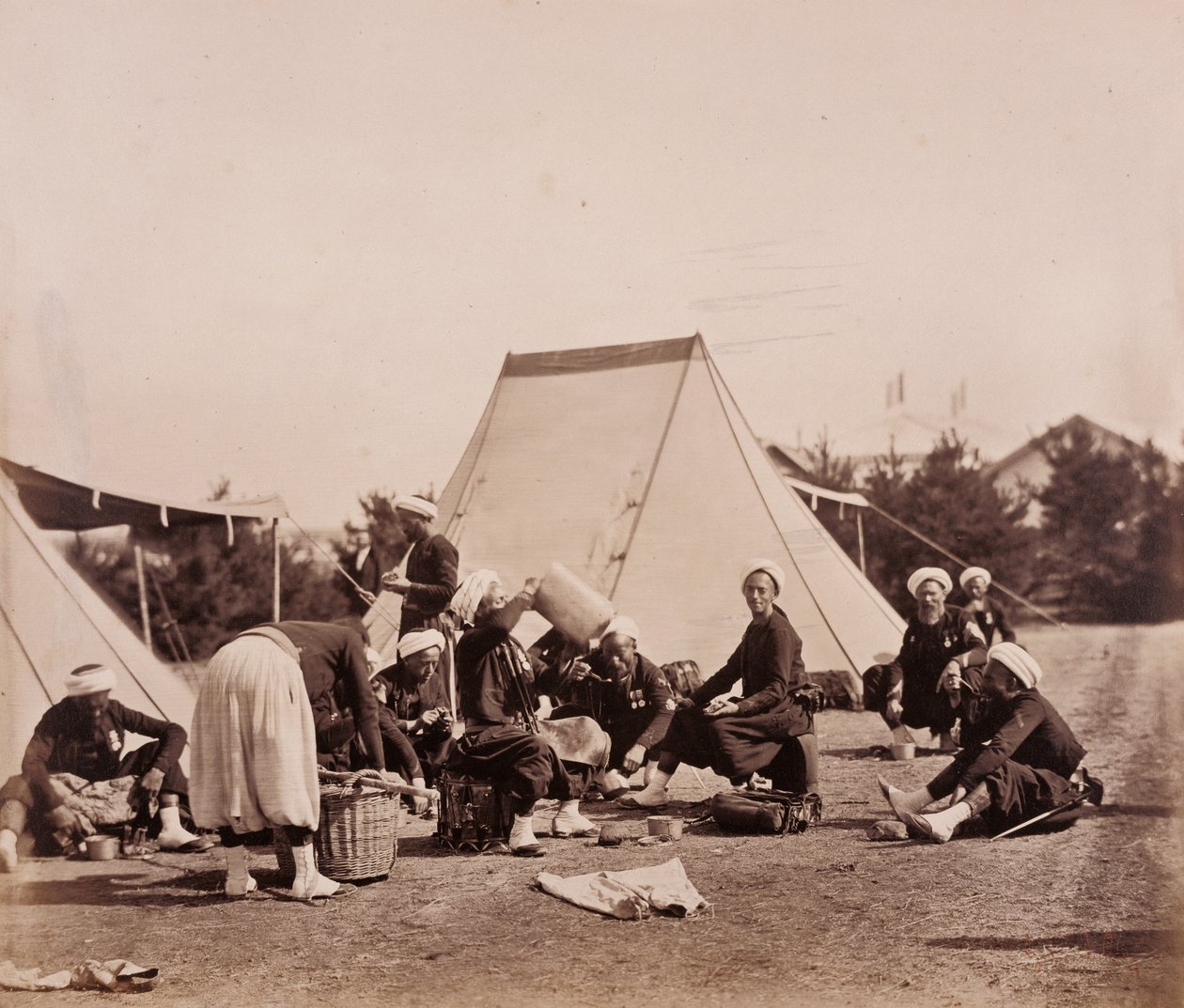 Pasto degli zuavi da Gustave Le Gray