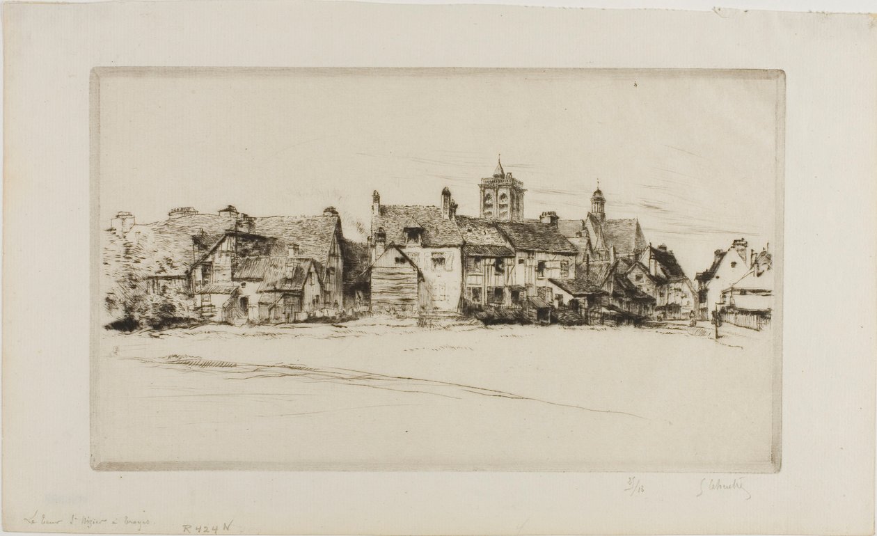 La Torre di St. Nizier, Troyes da Gustave Leheutre