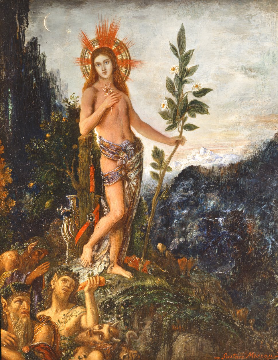 Apollo riceve le offerte dei pastori da Gustave Moreau