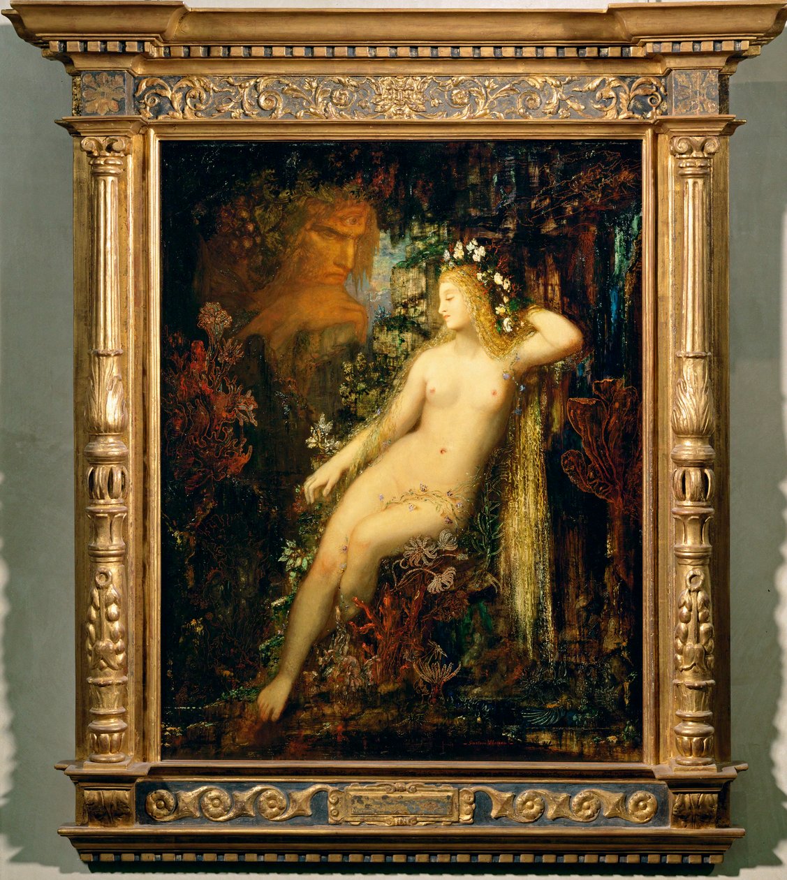 Nudo femminile (dipinto su tela) da Gustave Moreau