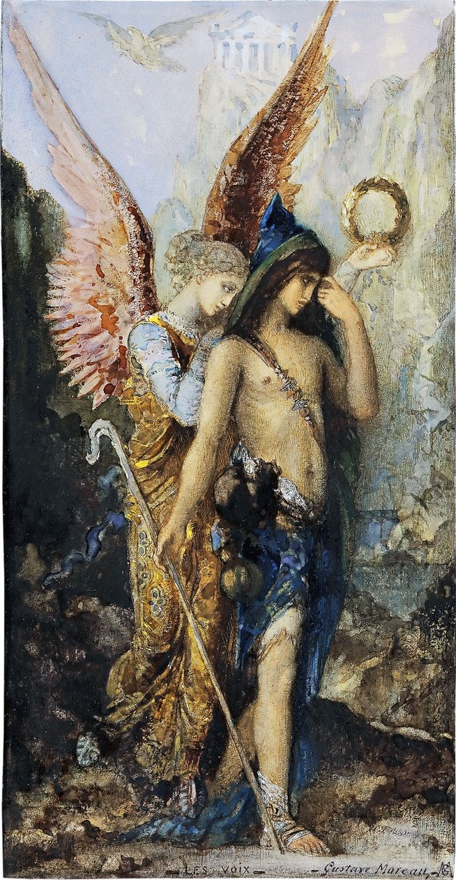 Francese: Les voix Le voci da Gustave Moreau