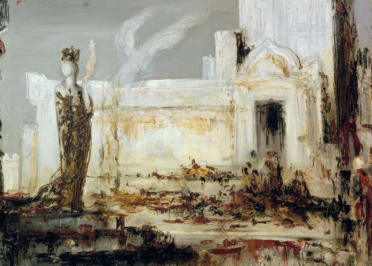 Elena alla Porta Scee da Gustave Moreau
