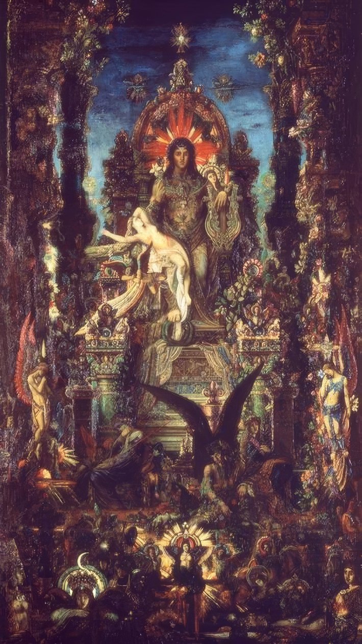 Giove e Semele da Gustave Moreau