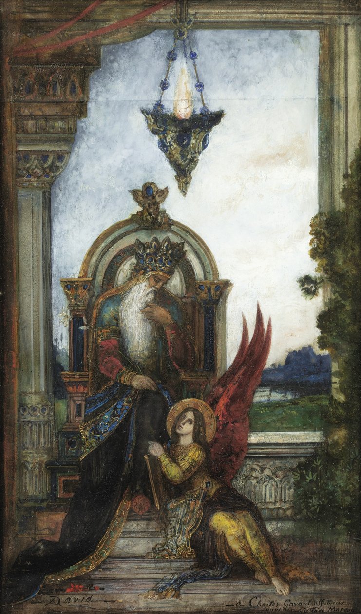 Re Davide da Gustave Moreau