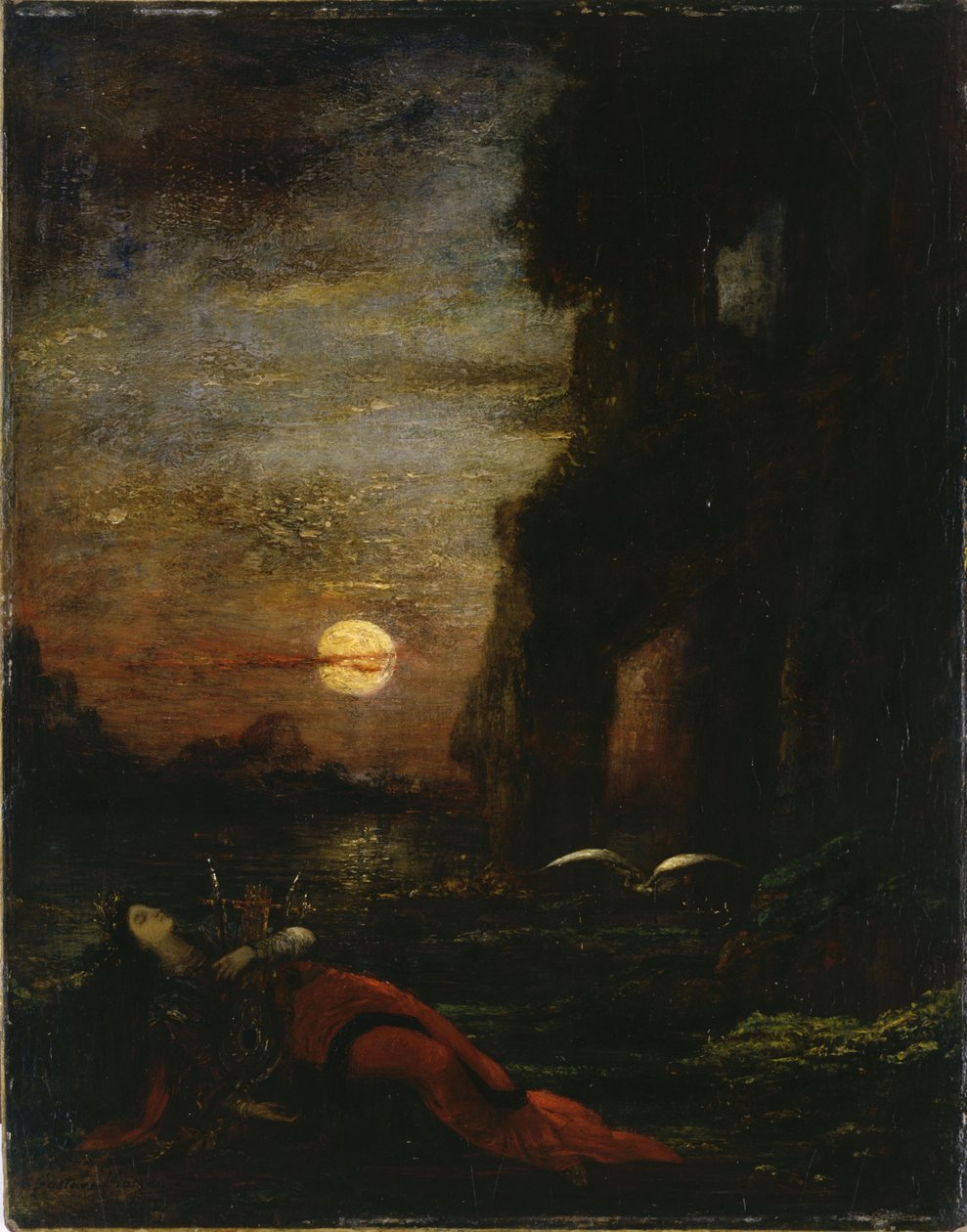 La morte di Saffo da Gustave Moreau