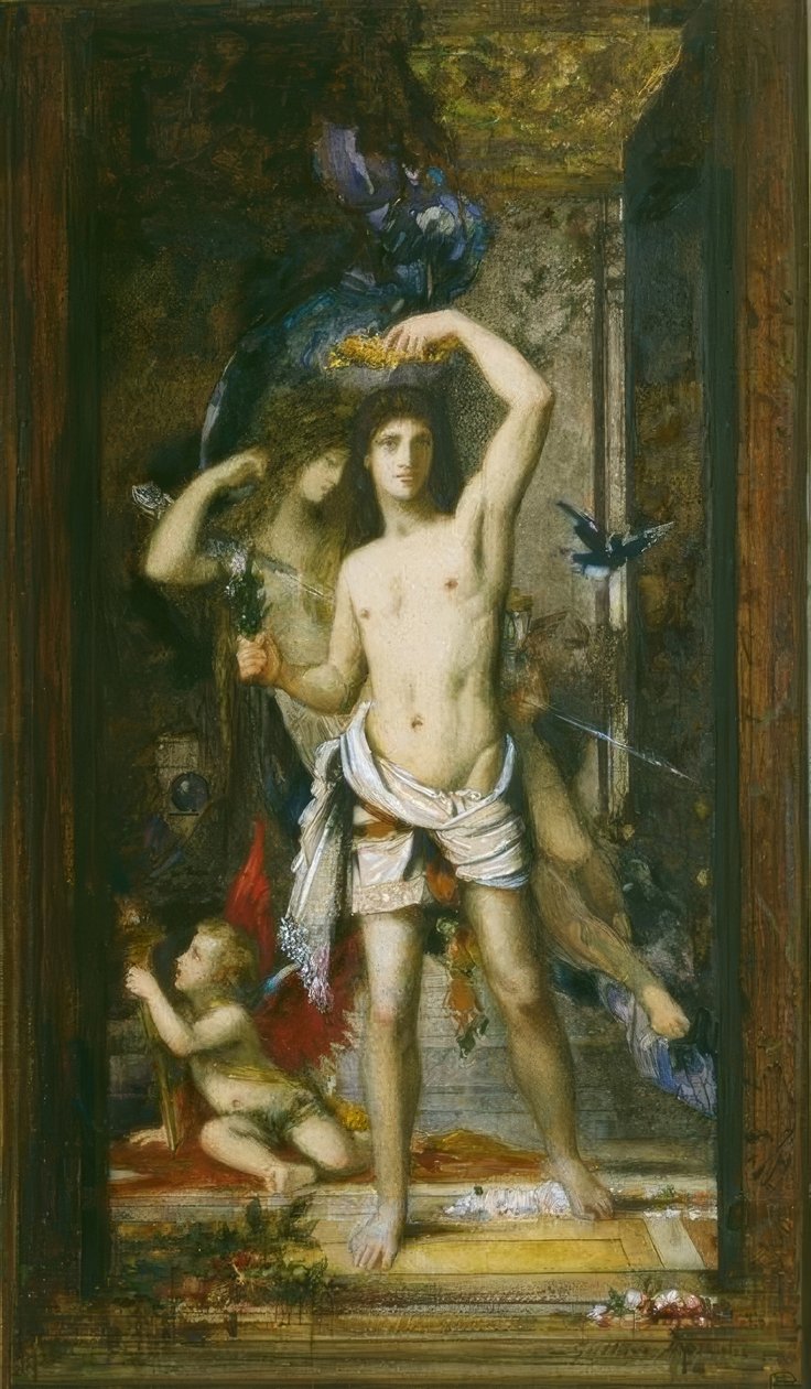 Il giovane e la morte da Gustave Moreau
