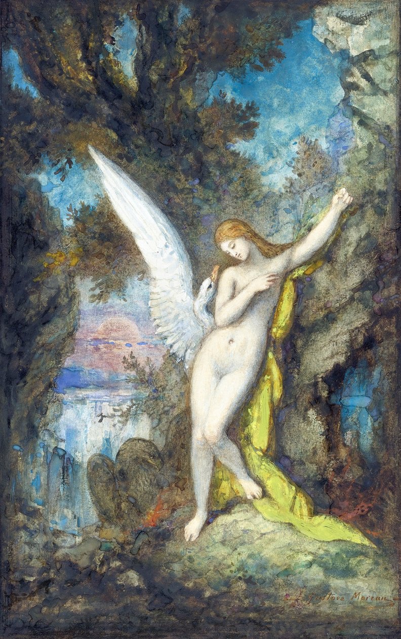 Leda e il cigno da Gustave Moreau