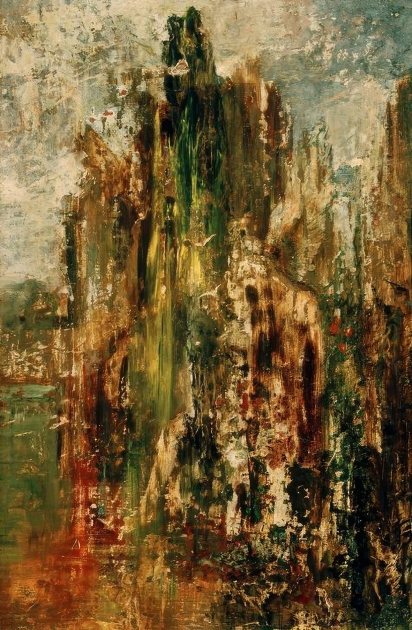 Paesaggio. Abbozzo (al Sphinx) da Gustave Moreau