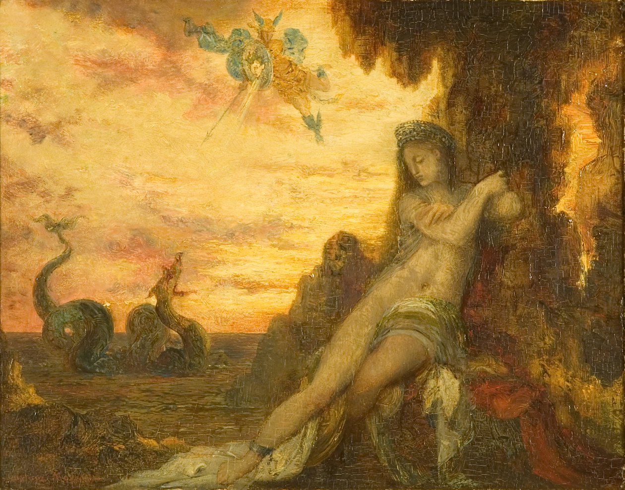 Perseo e Andromeda, c.1870 da Gustave Moreau
