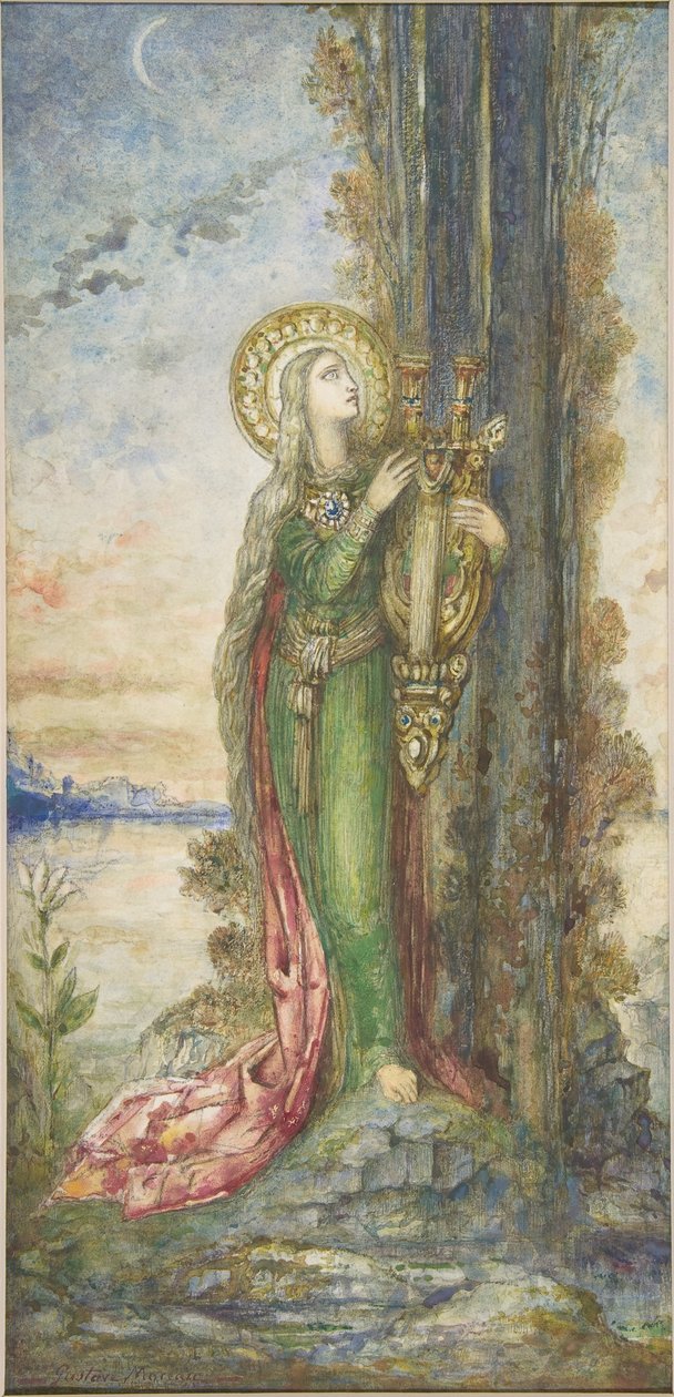 Santa Cecilia da Gustave Moreau