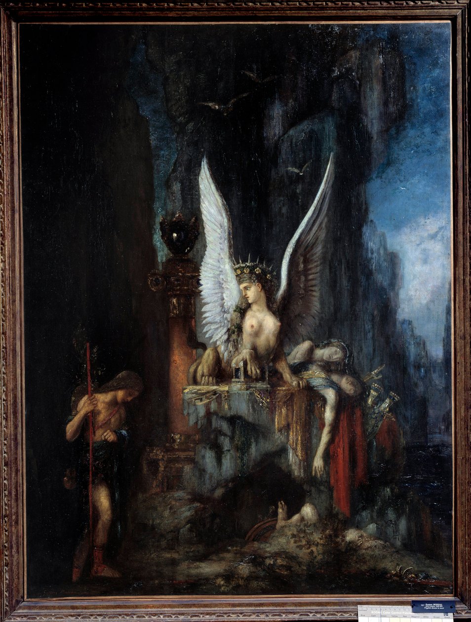 Edipo davanti alla Sfinge (dettaglio) da Gustave Moreau