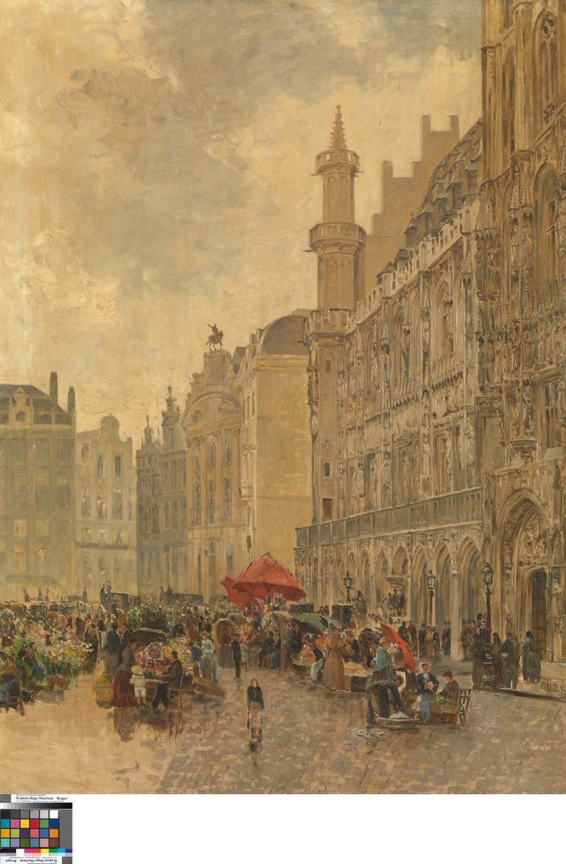 La Grande Place di Bruxelles da Gustave Walckiers