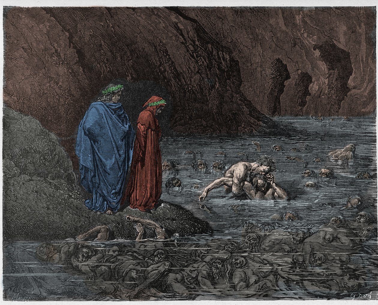 Inferno, Canto 32: Ugolino rosicchia la testa dell