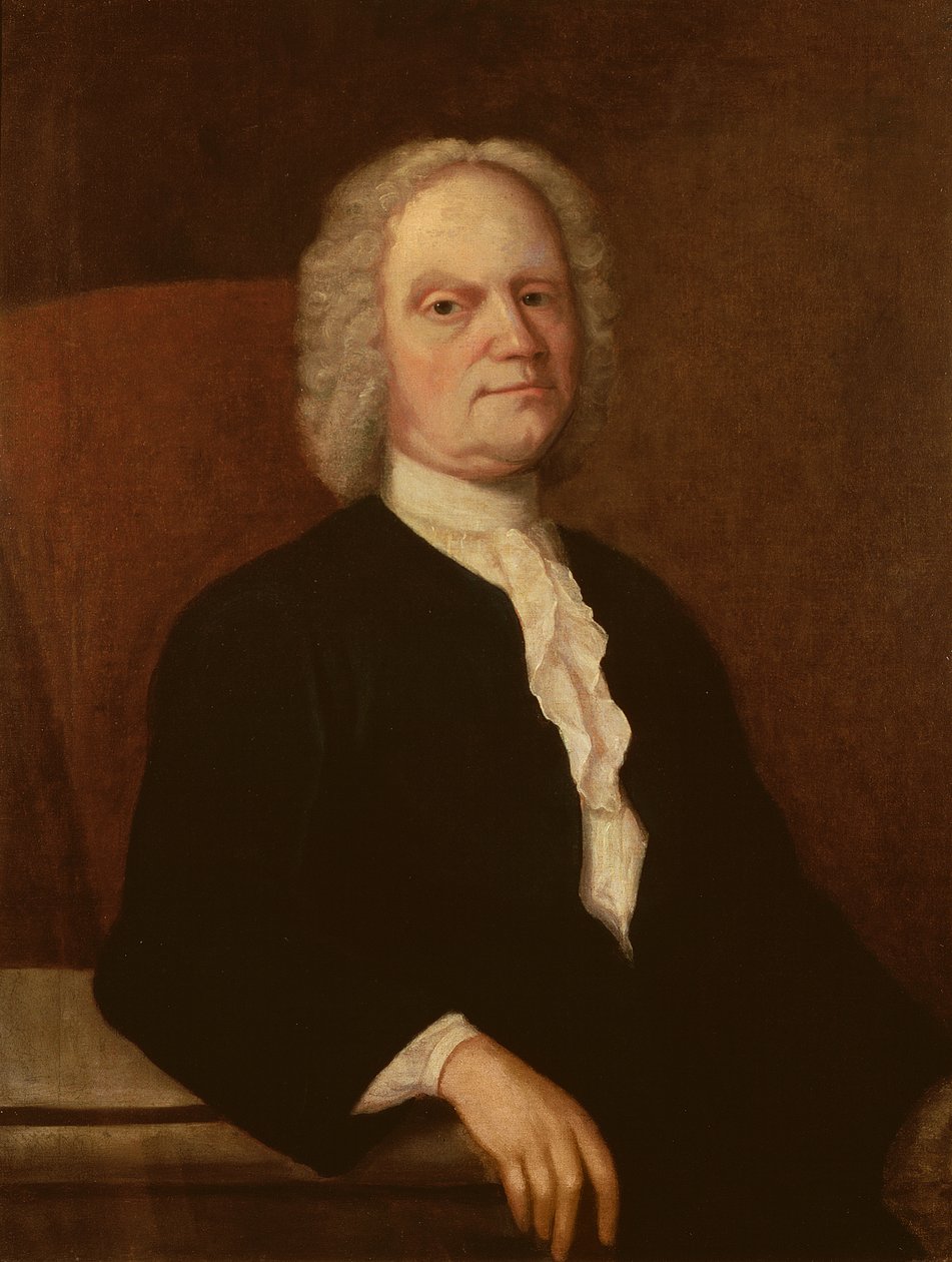 Autoritratto, c.1740 da Gustavus Hesselius