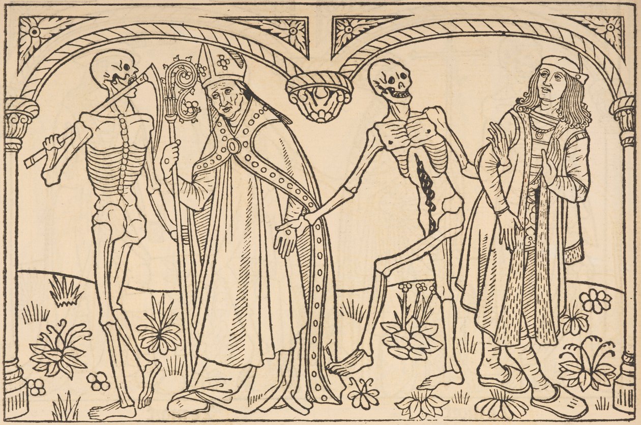 La Morte che prende il Vescovo e il Nobile, da 
