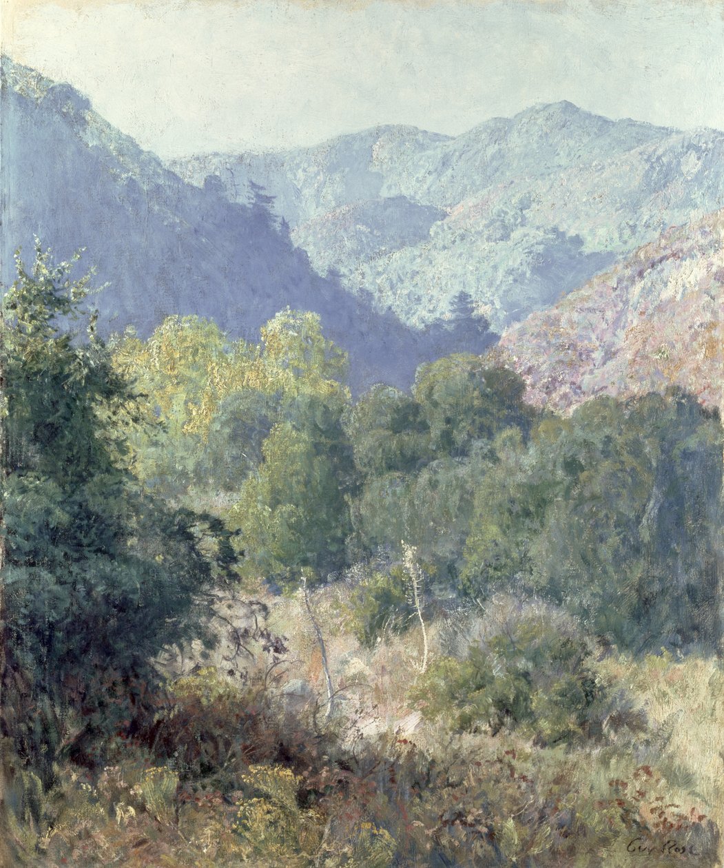 Veduta delle montagne di San Gabriel da Guy Rose