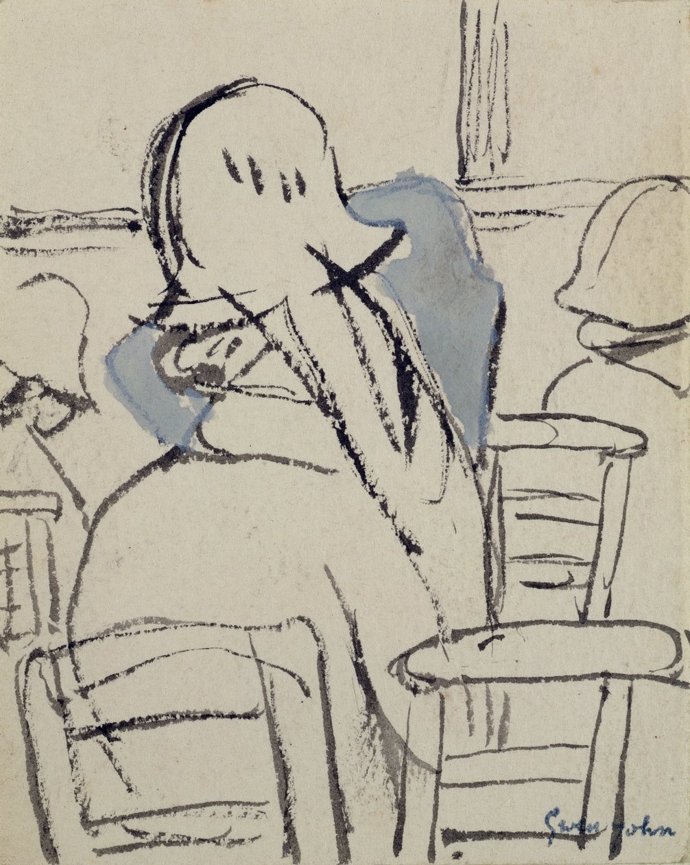 Ragazze in chiesa da Gwen John