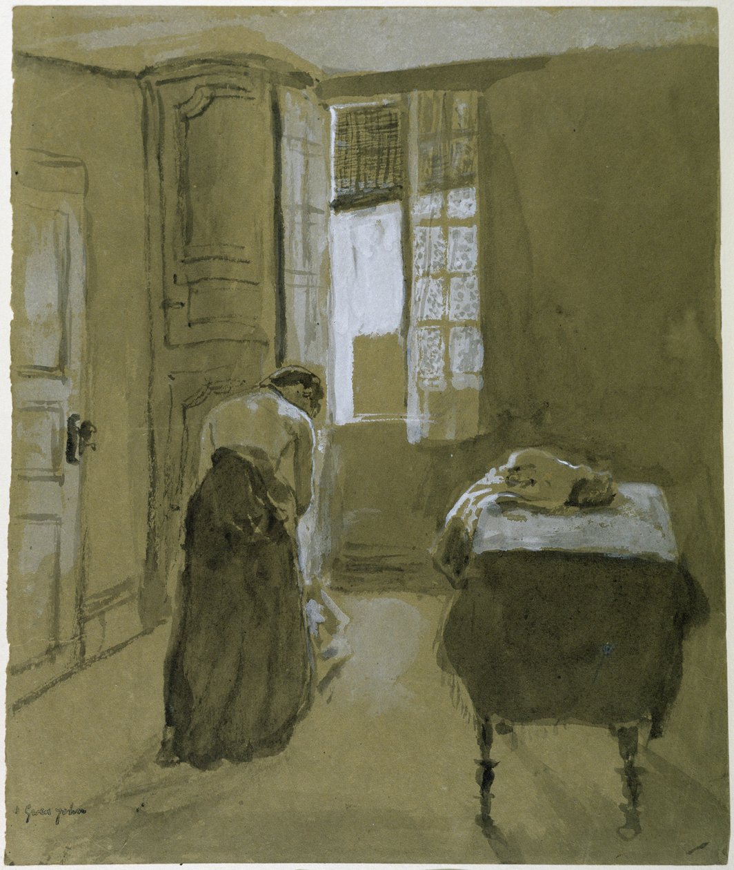 Donna che si veste, c.1907 da Gwen John