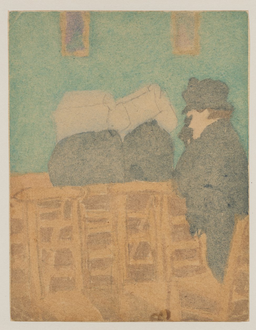 Figure in chiesa da Gwen John