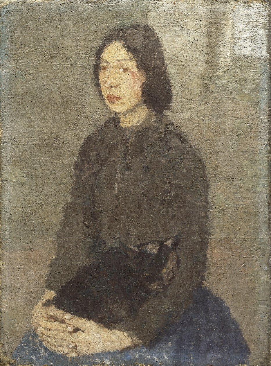 Ragazza con Gatto in Grembo da Gwen John
