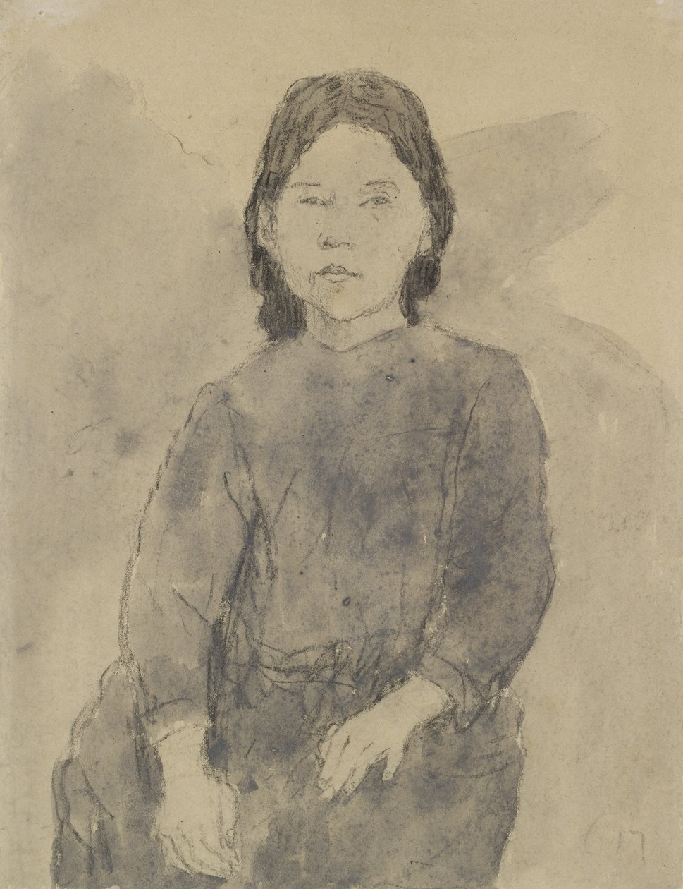 Ragazza seduta (Marie Hamonet?) da Gwen John