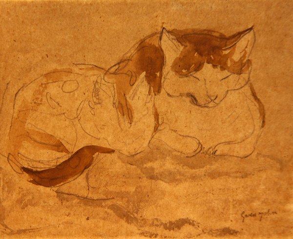 Gatto che Dorme da Gwen John