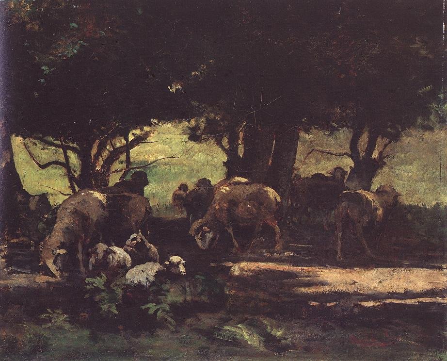 Gregge di pecore da Gyula Agghazy