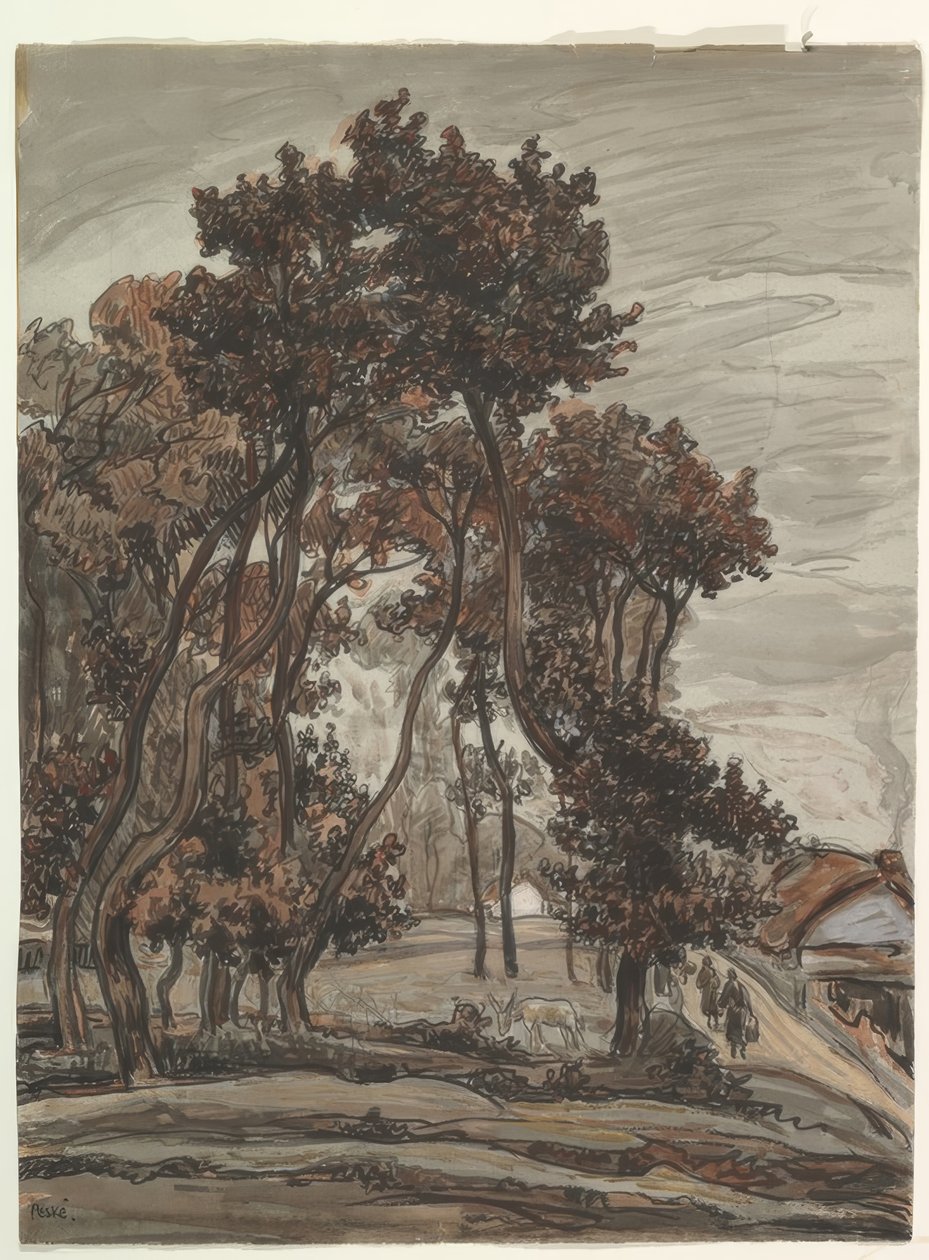 Paesaggio vicino a Saint Jean de Mont da Géza Peske