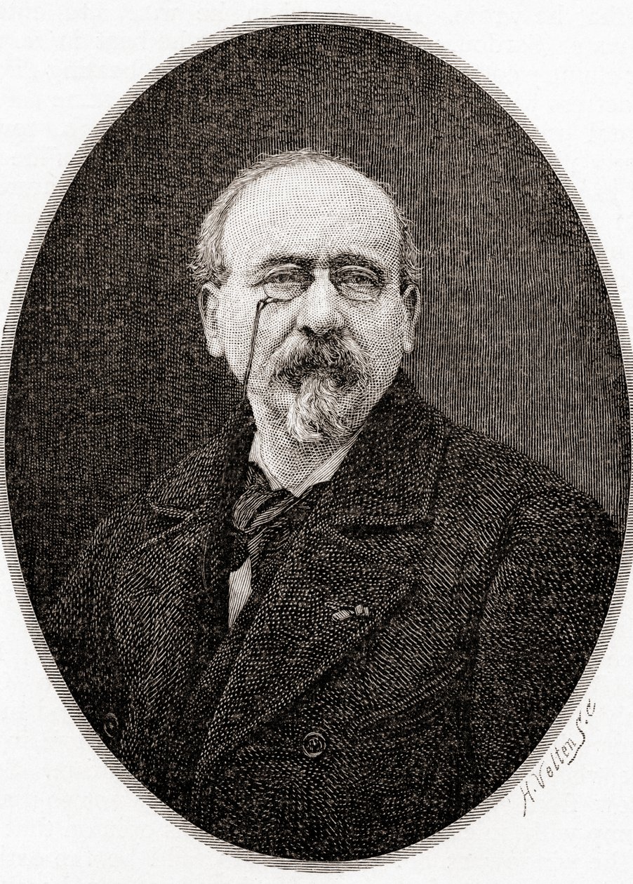 Charles Victor Cherbuliez, da The Century Illustrated Monthly Magazine, pubblicato nel 1884 da H. Velten