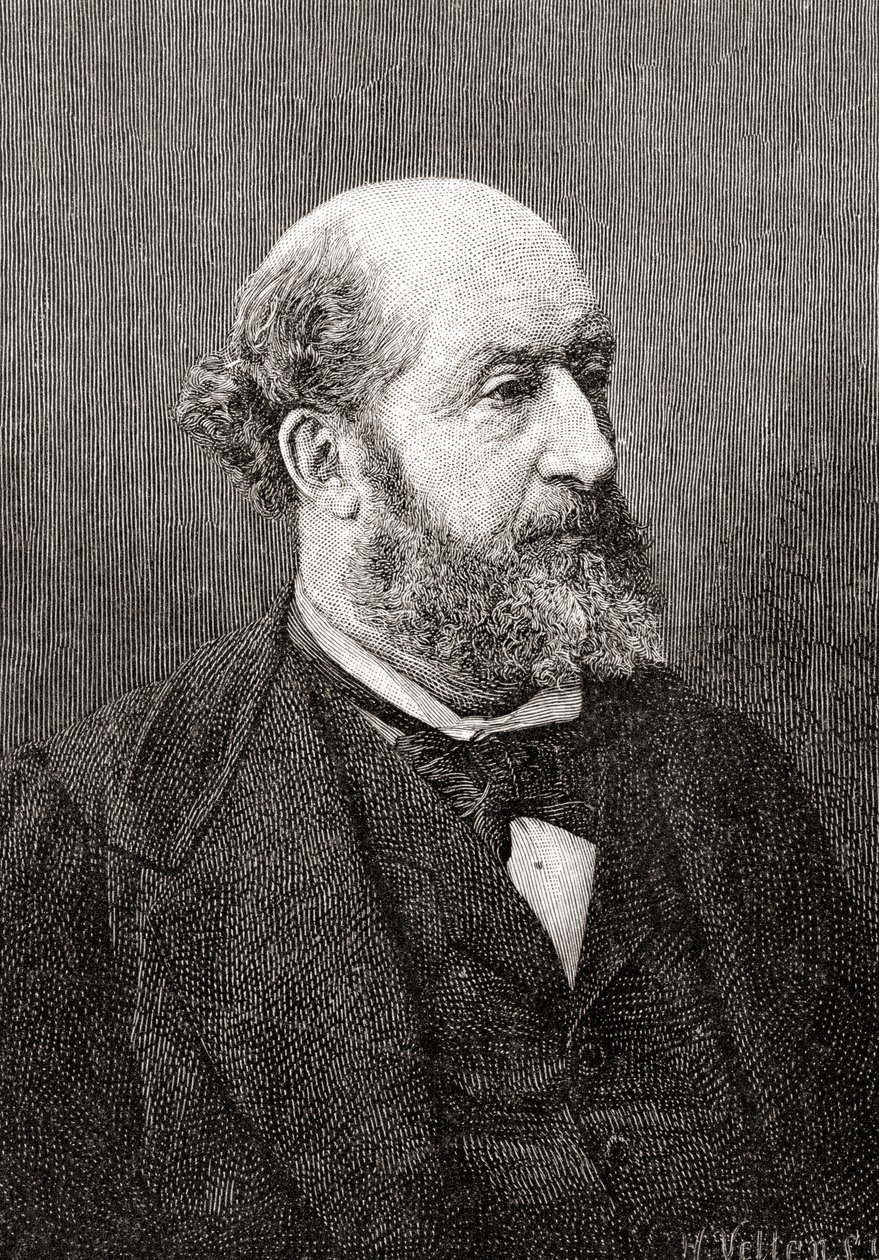 Guillaume Victor Émile Augier, da The Century Illustrated Monthly Magazine, pubblicato nel 1884 da H. Velten