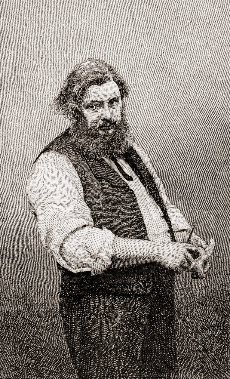 Jean Désiré Gustave Courbet, da The Century Illustrated Monthly Magazine, pubblicato nel 1884 da H. Velten