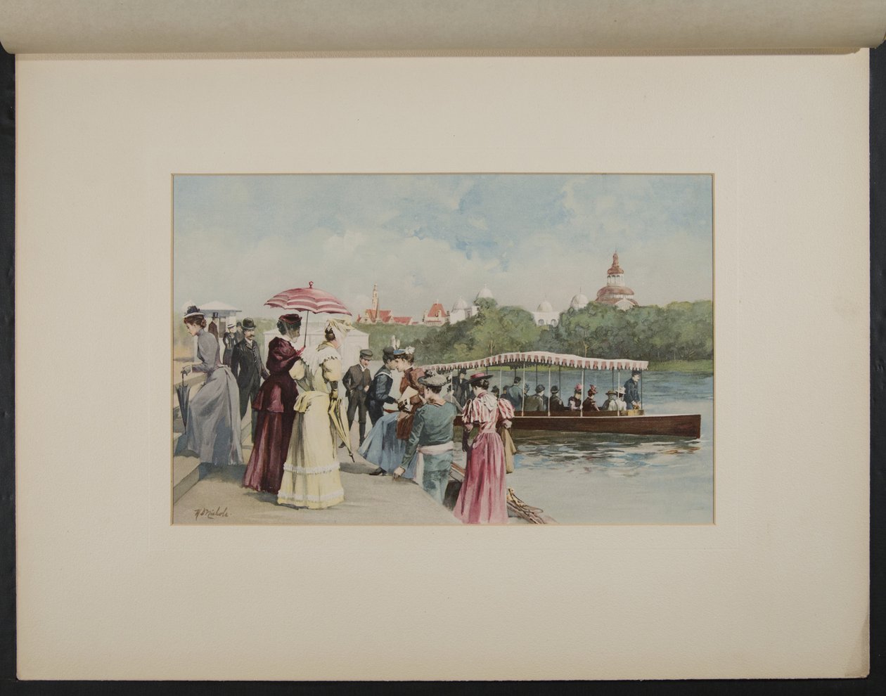 Approdo della gondola, North Lagoon da H.D. Nichols