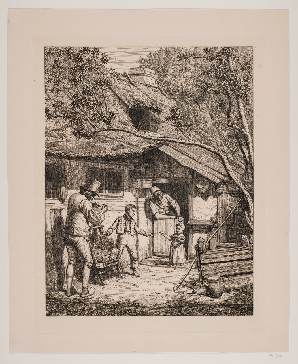 Famiglia di contadini da H.J. Hammer