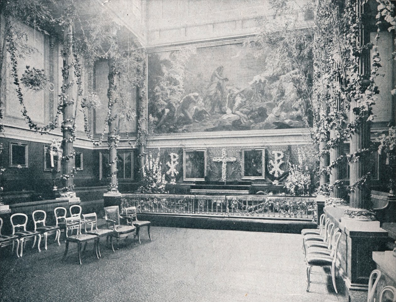 La Cappella Privata di Buckingham Palace, c1910 1911 da HN King