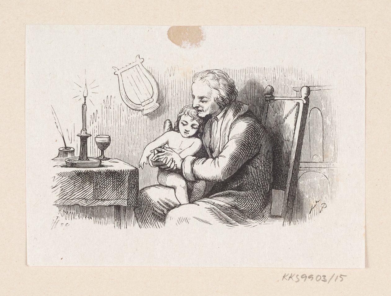 Illustrazione per "Il ragazzo cattivo" in H.C. Andersen, "Fiabe e Storie", Volume 1 da H.P. Hansen