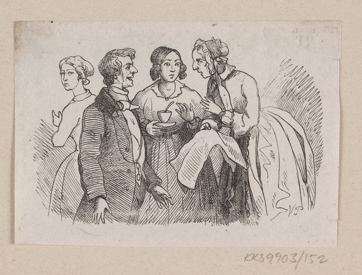 Illustrazione per "È proprio vero" in H.C. Andersen, "Fiabe e storie", Volume 2 da H.P. Hansen